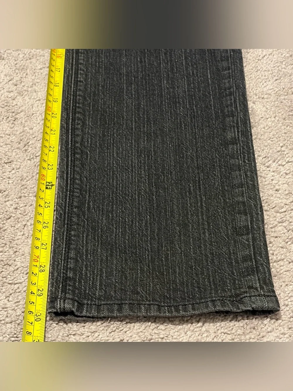 Volcom Solver Modern Straight Black Jeans Men’s Size 34x30 True To This